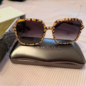 Krewe oversized harlequin sunglasses
